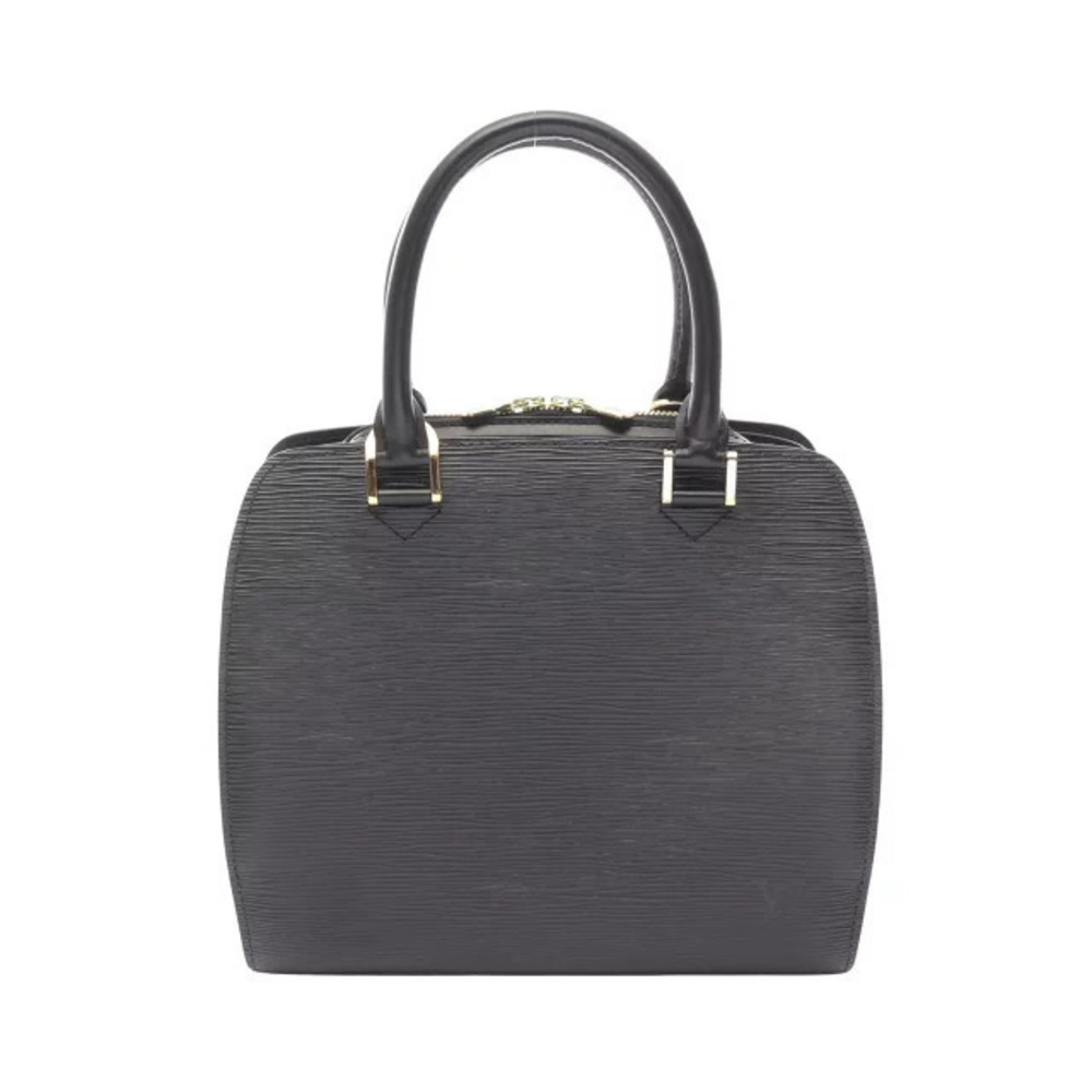 Louis Vuitton Pont Neuf Epi Noir Black Handbag Leather Black